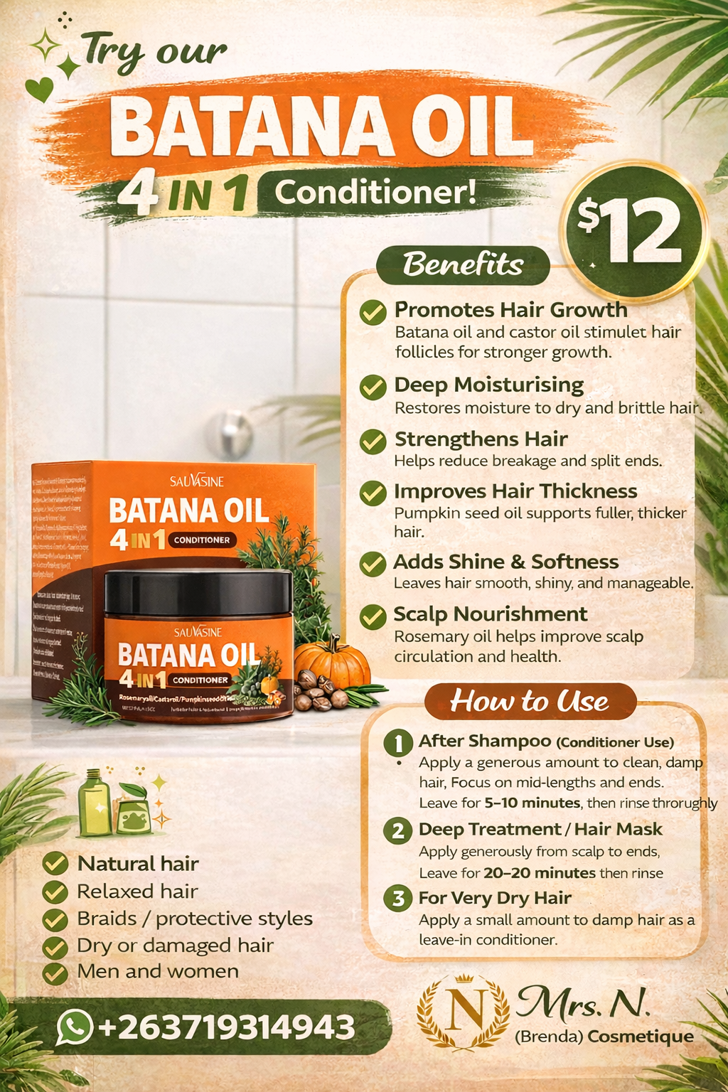 4 in 1 Batana Conditioner_0