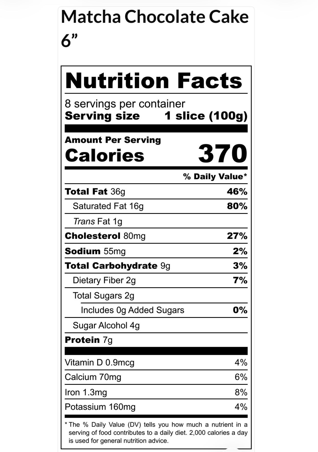 Premium Matcha Chocolate Cake_2