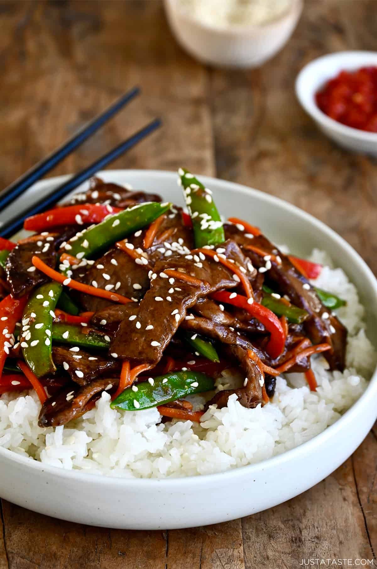 Stir Fried meat with chili peppers Rice Vermicelli _0