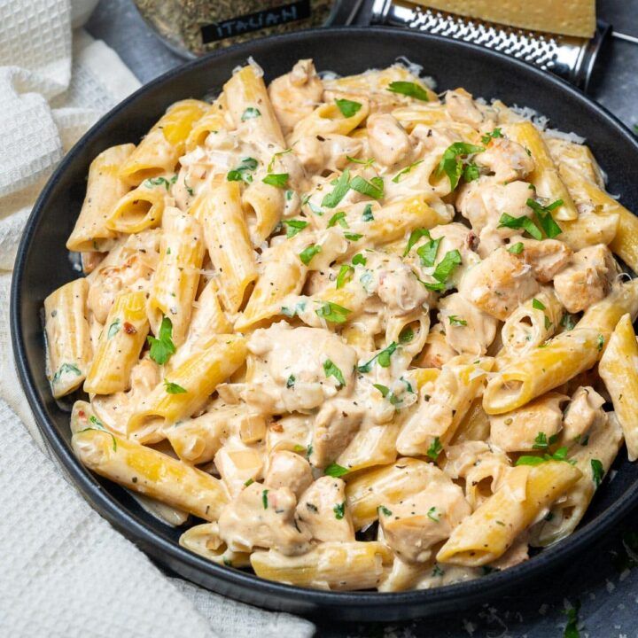 Penne pasta cabonara_0