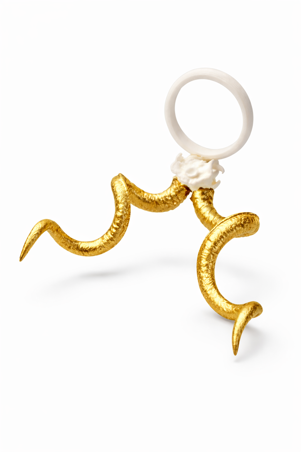 Miniature Animal Skull in Gold_8