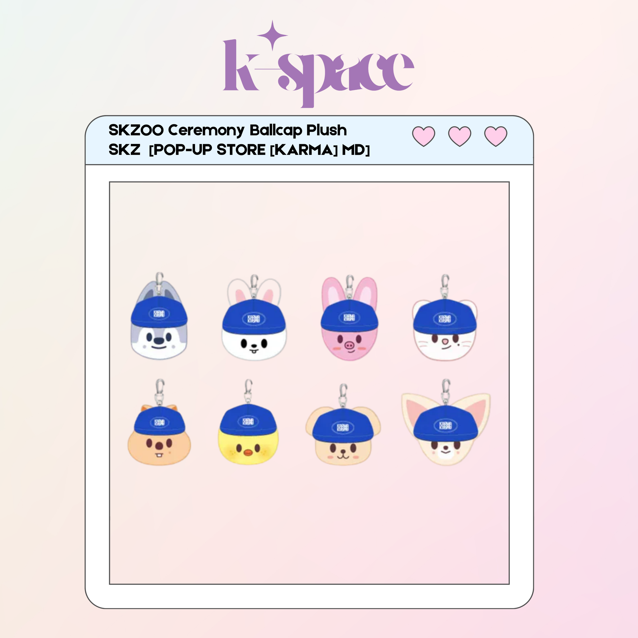 SKZOO Ceremony Ballcap Plush SKZ  [POP-UP STORE [KARMA] MD] _0