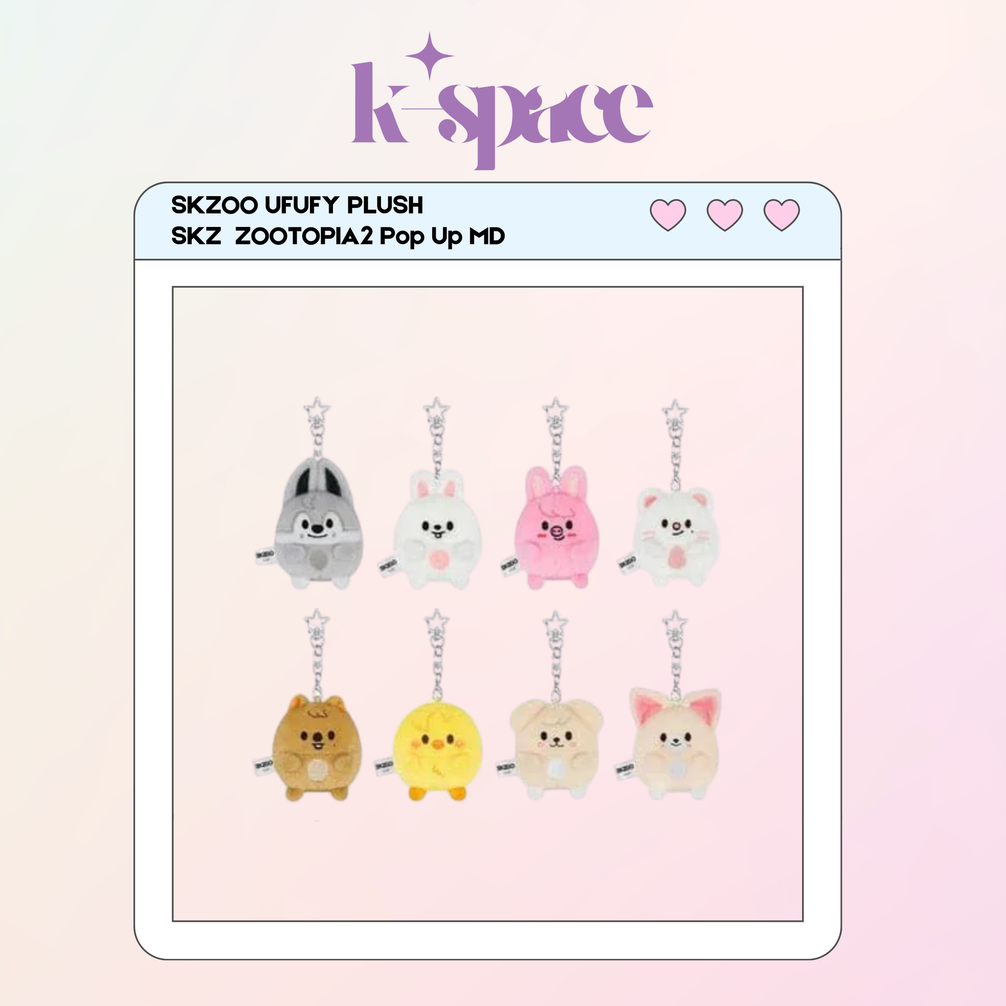 SKZOO UFUFY PLUSH  SKZ  ZOOTOPIA2 Pop Up MD_0