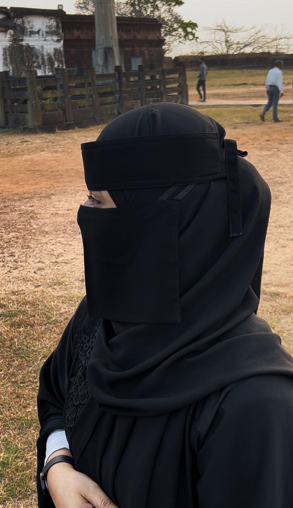 Mini Small Double Elastic Niqab (6 inch / 12 inch)_1