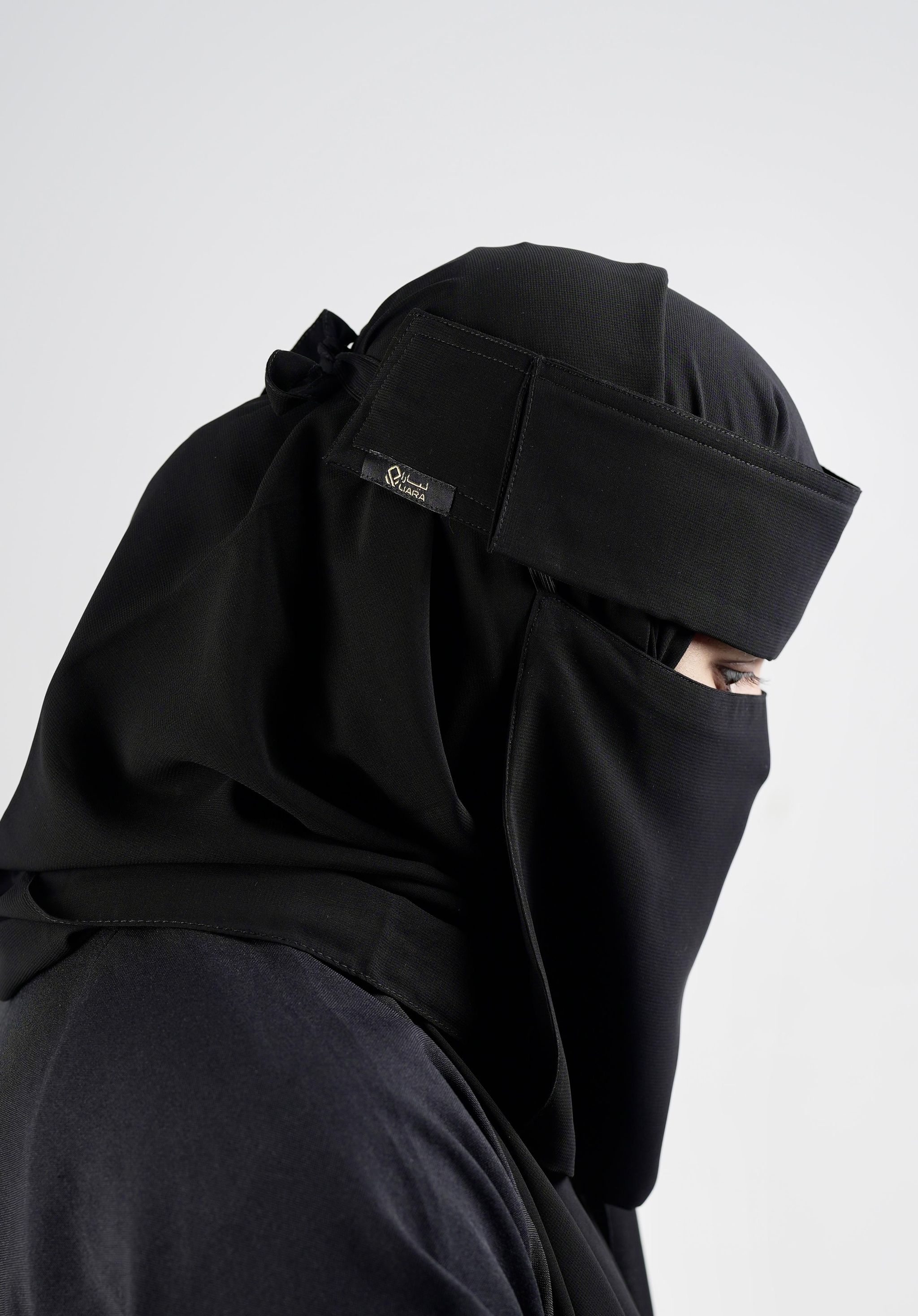 Small Double Layer Niqab (8 inch / 12 Inch )_1