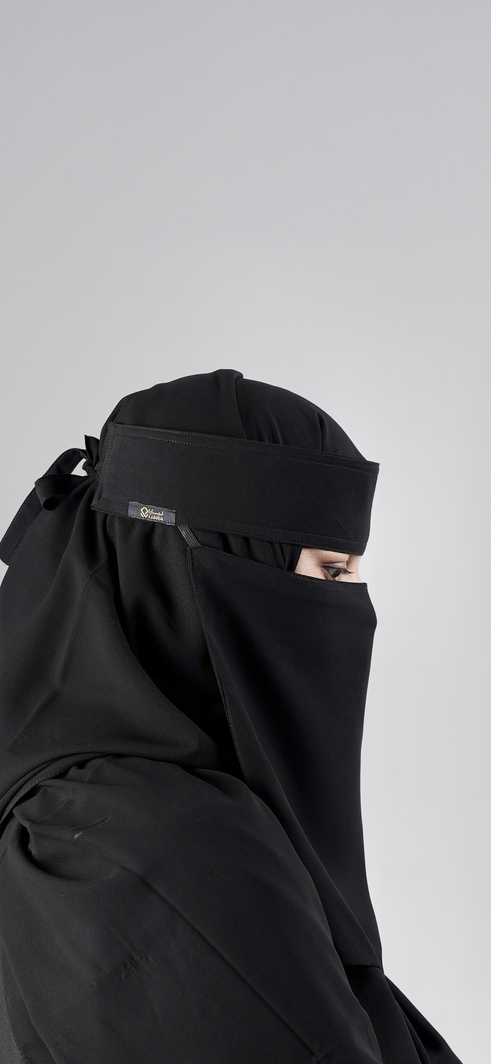Large Normal Niqab (11 inch /12 inch)_2