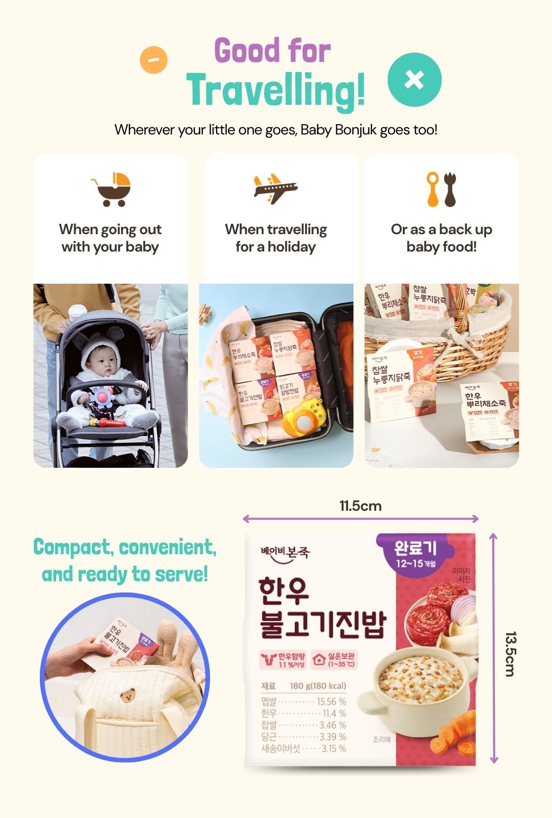 Authentic Korean Nutritional Ready to Eat Baby Porridge | For baby weaning and toddlers_8