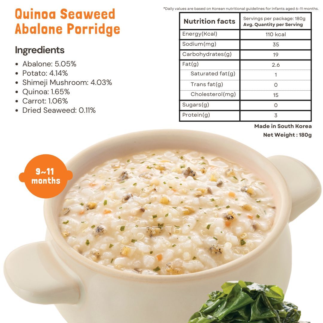 Authentic Korean Nutritional Ready to Eat Baby Porridge | For baby weaning and toddlers_14