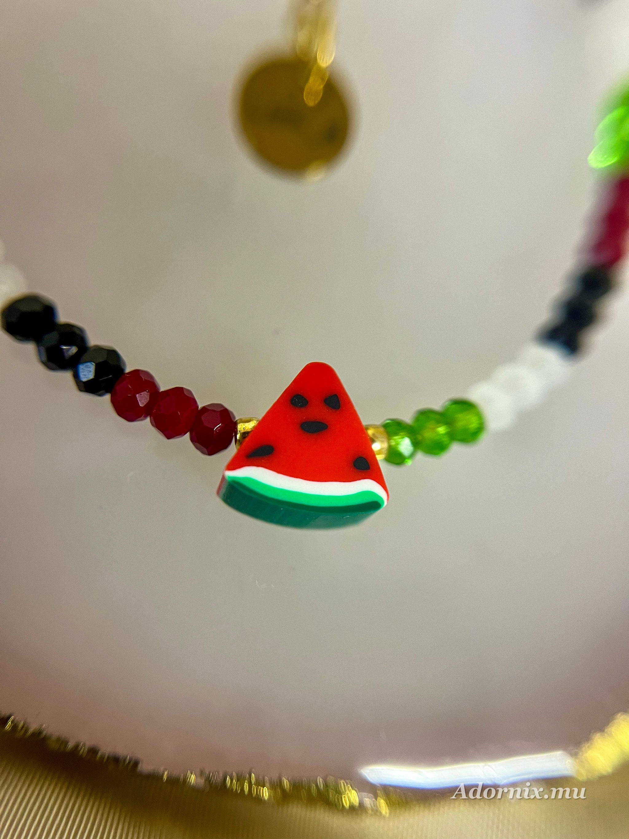 Palestine Beaded Bracelet with Engraving_2