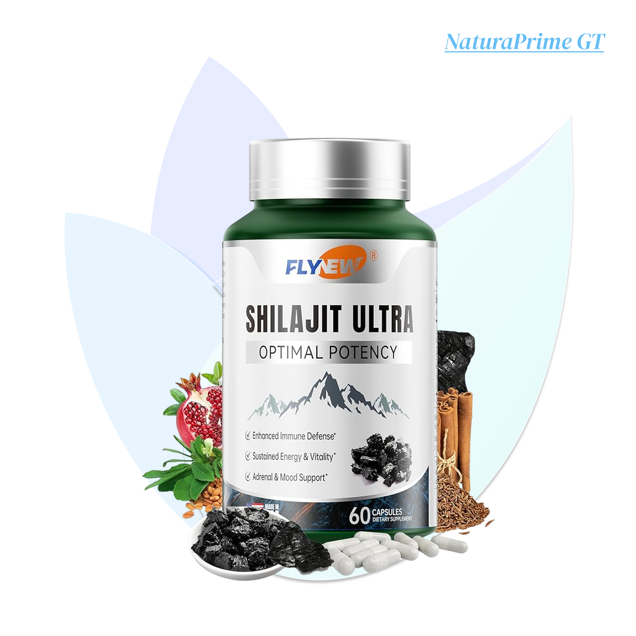 Flynew Shilajit Ultra - 60 cápsulas_0