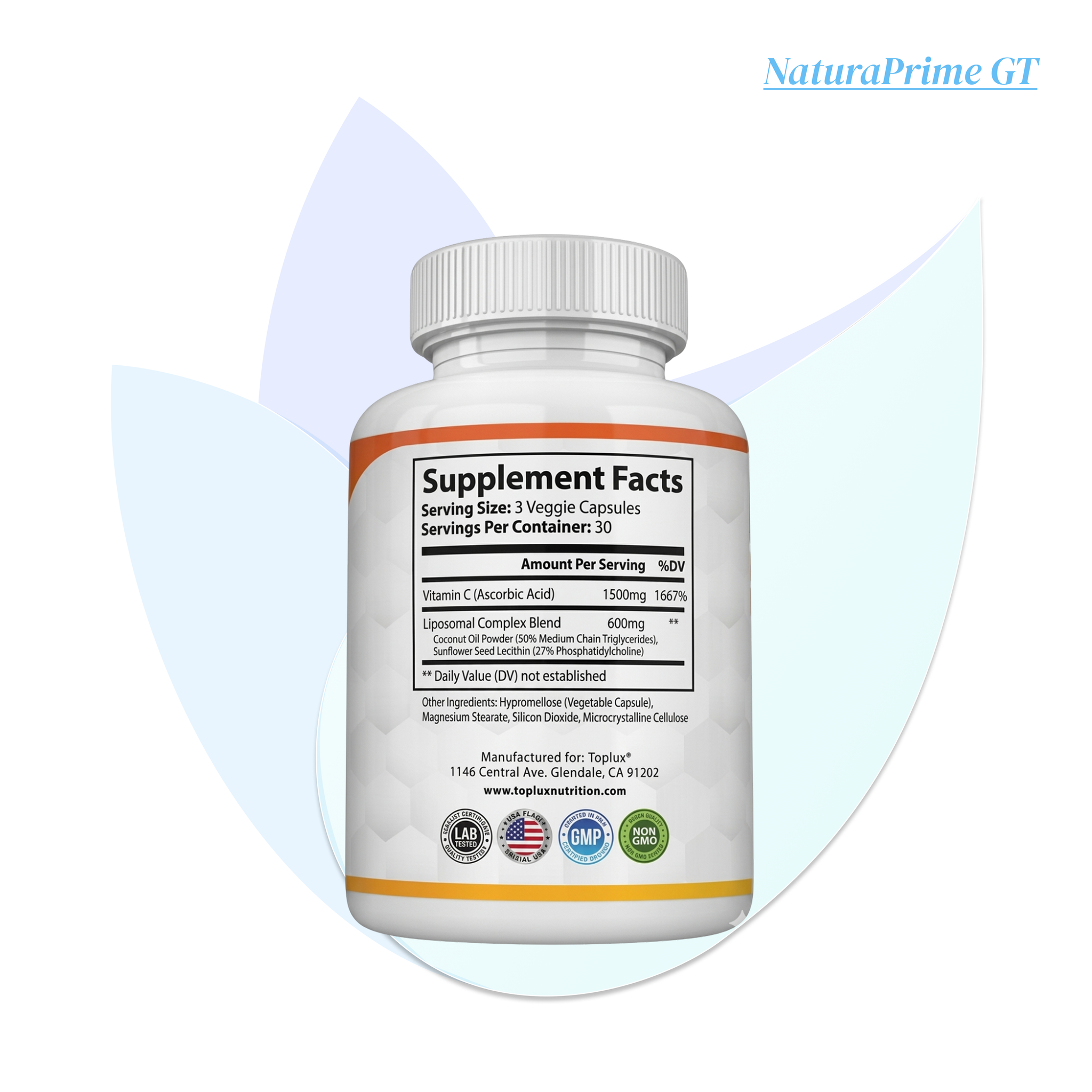 Vitamin C Liposomal - 60 cápsulas_1