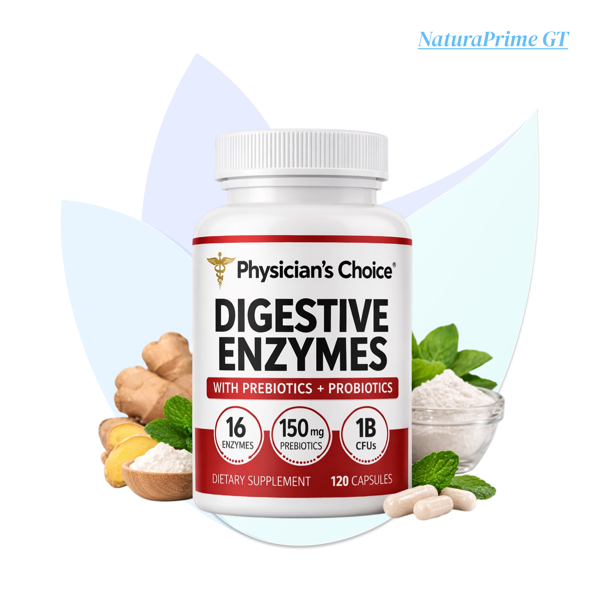 Enzimas Digestivas Plus - 120 cápsulas_0