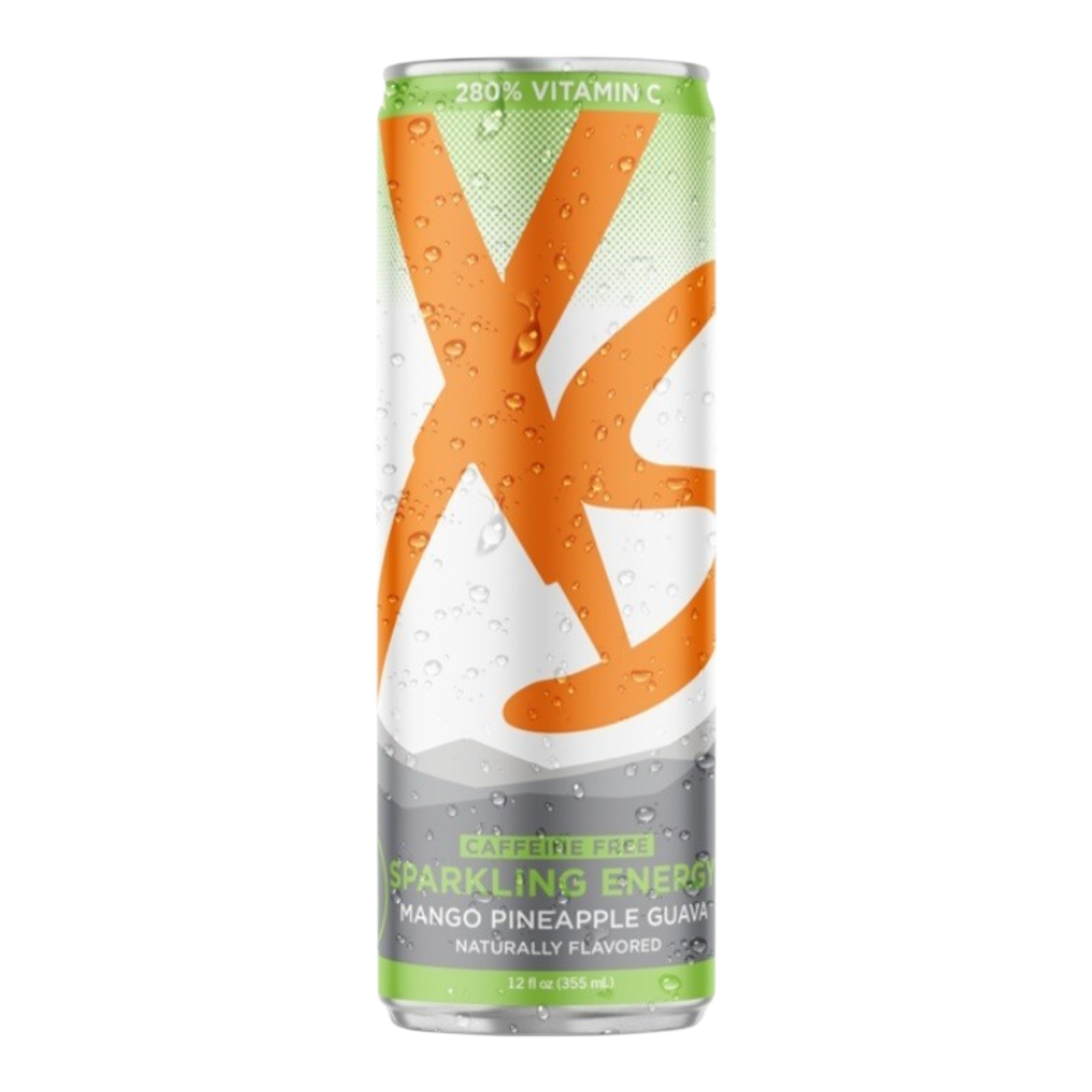 XS™ Sparkling Juiced Energy 12 oz - Caffeine Free Mango Pineapple Guava_0
