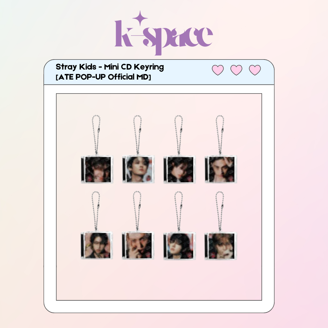 Stray Kids - Mini CD Keyring [ATE POP-UP Official MD]_0