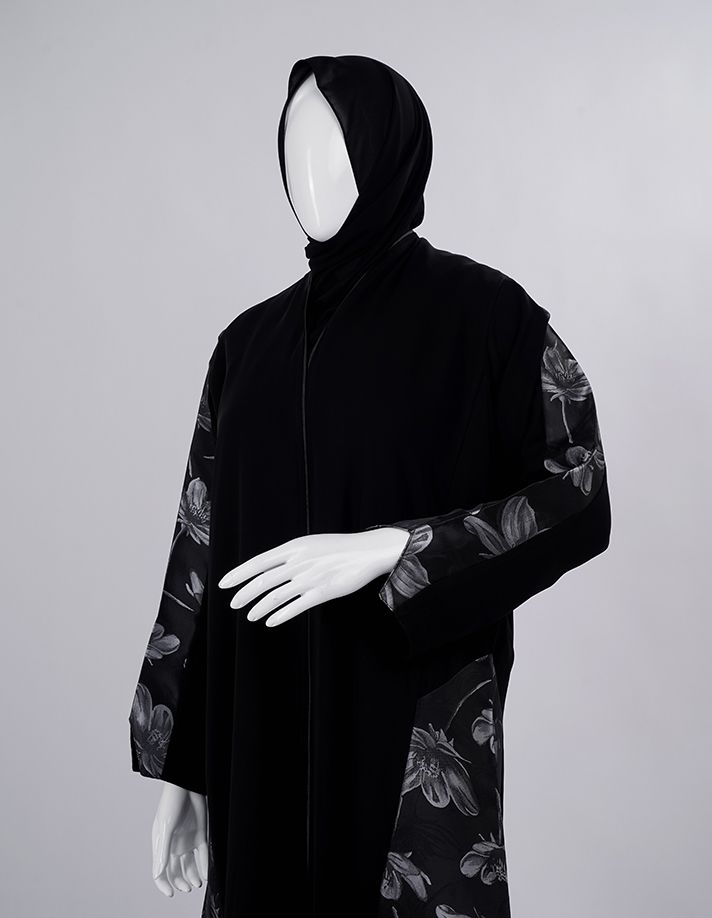 Midnight Blossom Abaya_3