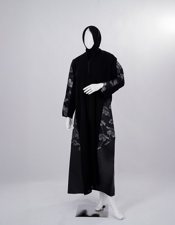 Midnight Blossom Abaya_5