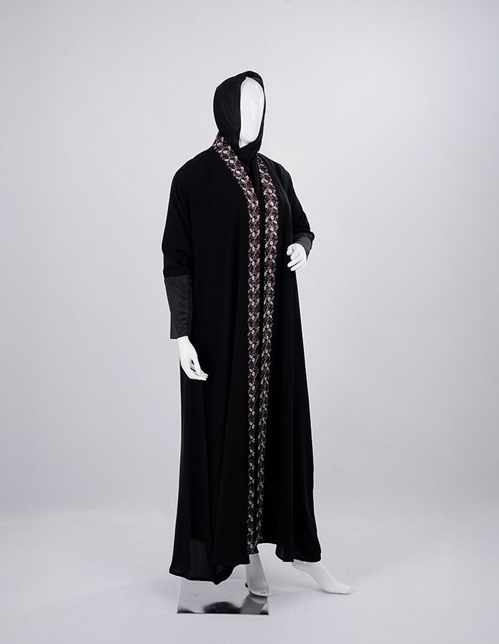 Liara Heritage Floral Abaya_5