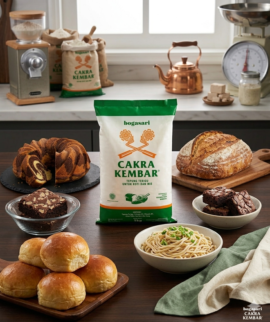 CAKRA KEMBAR gandum kemasan 1kg_0