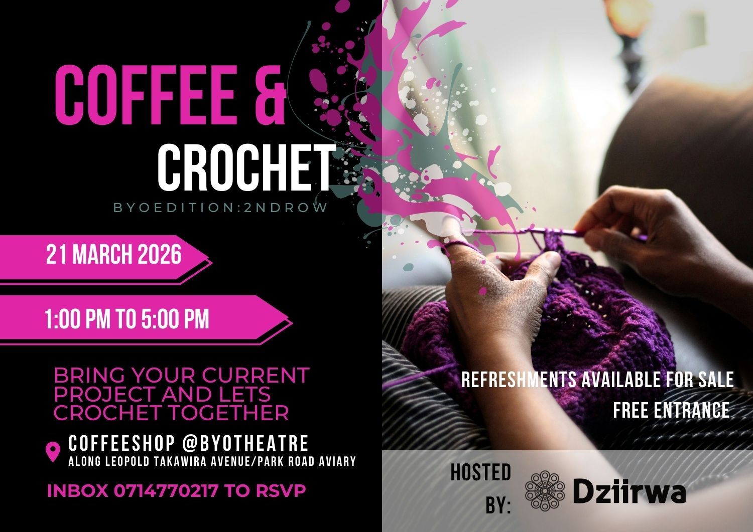 Coffee & Crochet : 2nd Row Byo edition _0