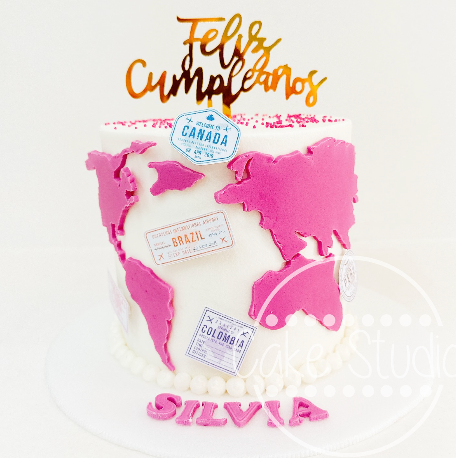 Letrero Simple - Feliz Cumpleaños Dorado_0