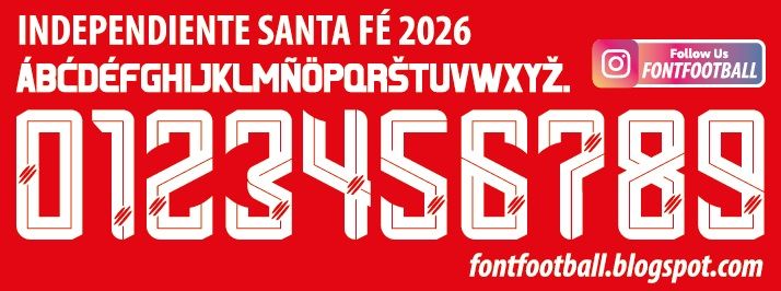 Font Vector Independiente Santa Fé 2026 kit_0