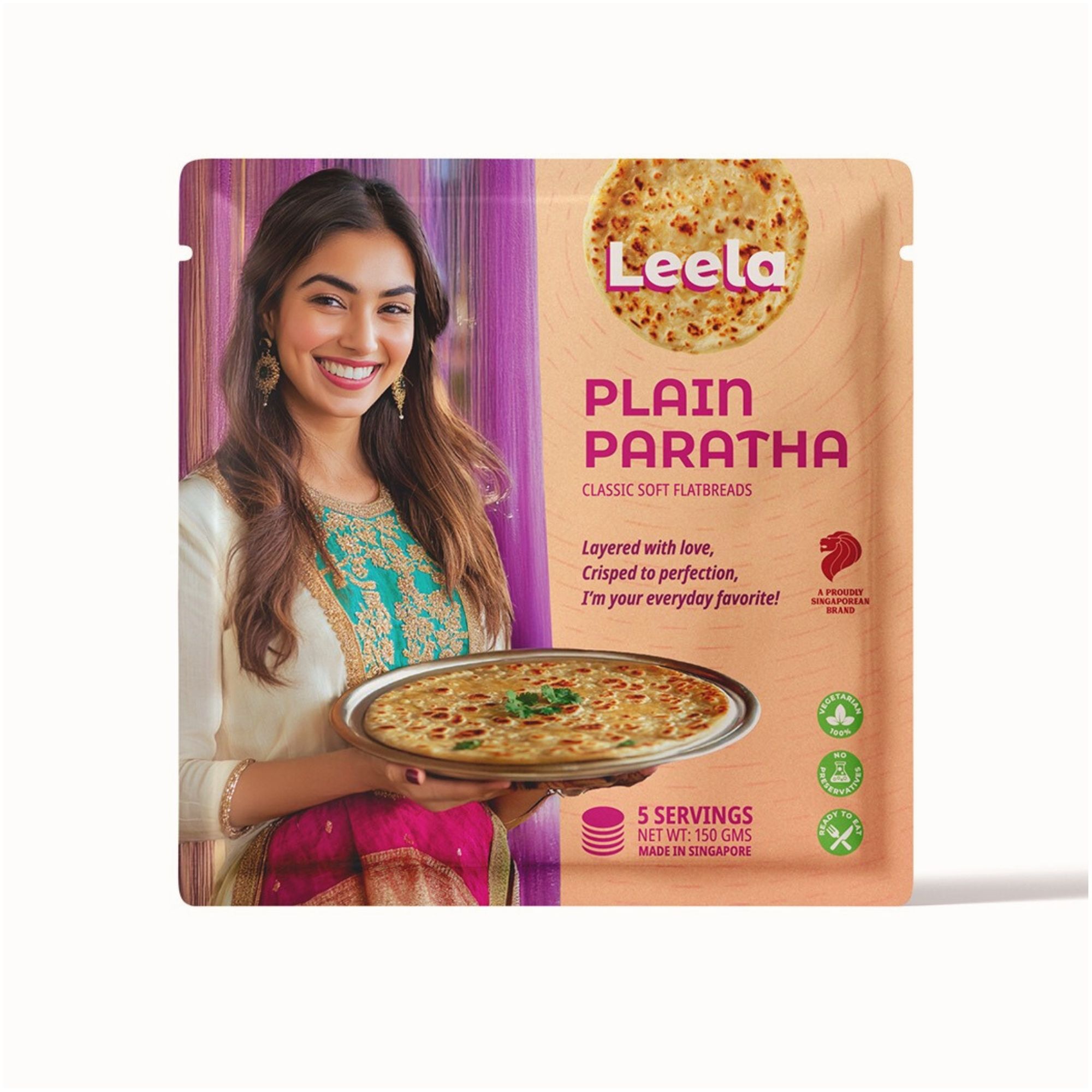 Plain Paratha (Minimum 5 Packets Per Order)_0