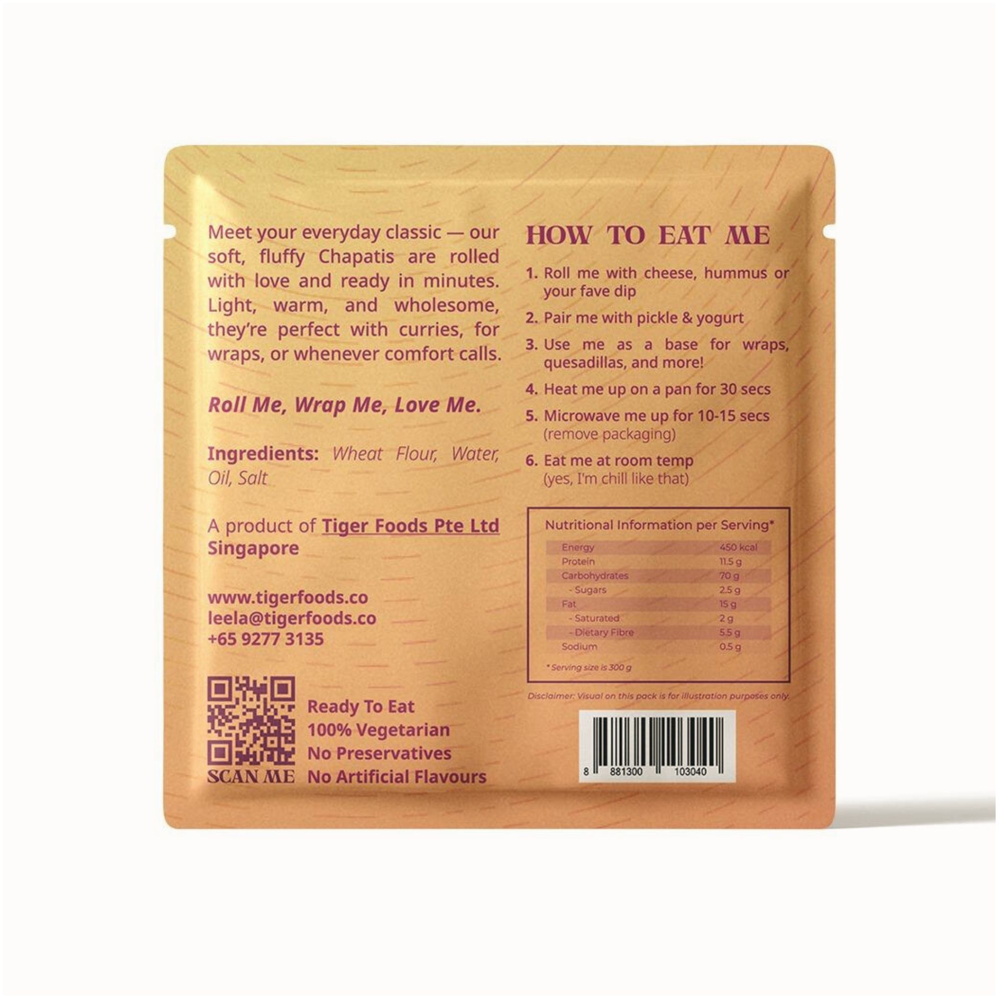 Plain Chapati (Minimum 3 Packets Per Order) _1