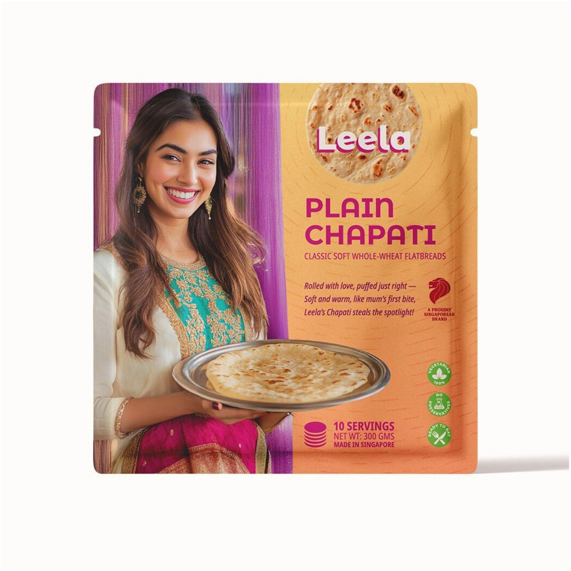 Plain Chapati (Minimum 3 Packets Per Order) _0