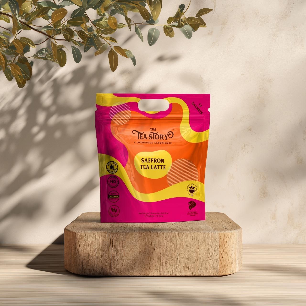 Saffron Tea Latte (12 Sachets) _0