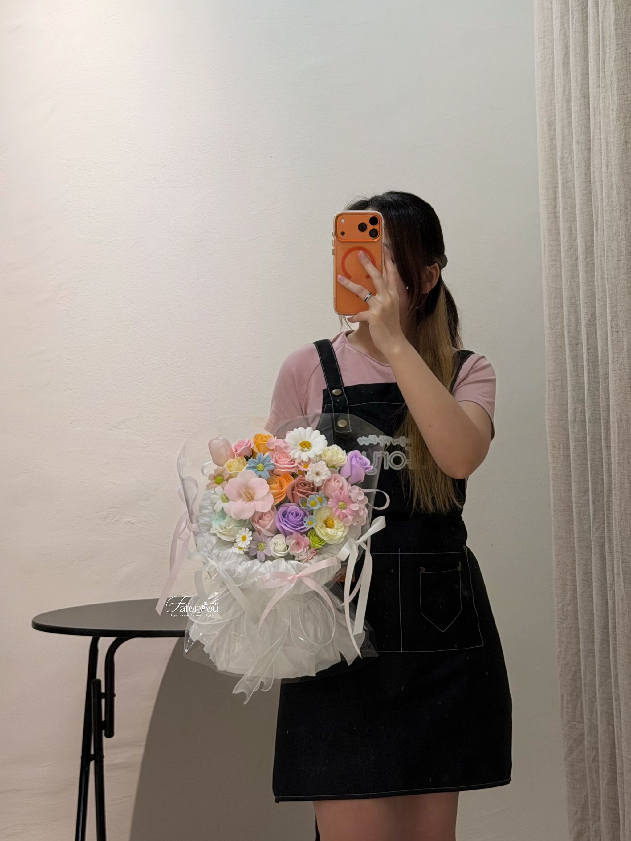 Dopamine Mixed Soap Flower Mixed Transparent Bouquet _1