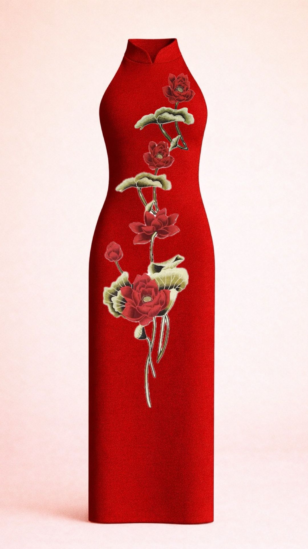 RED LOTUS Cheongsam _3