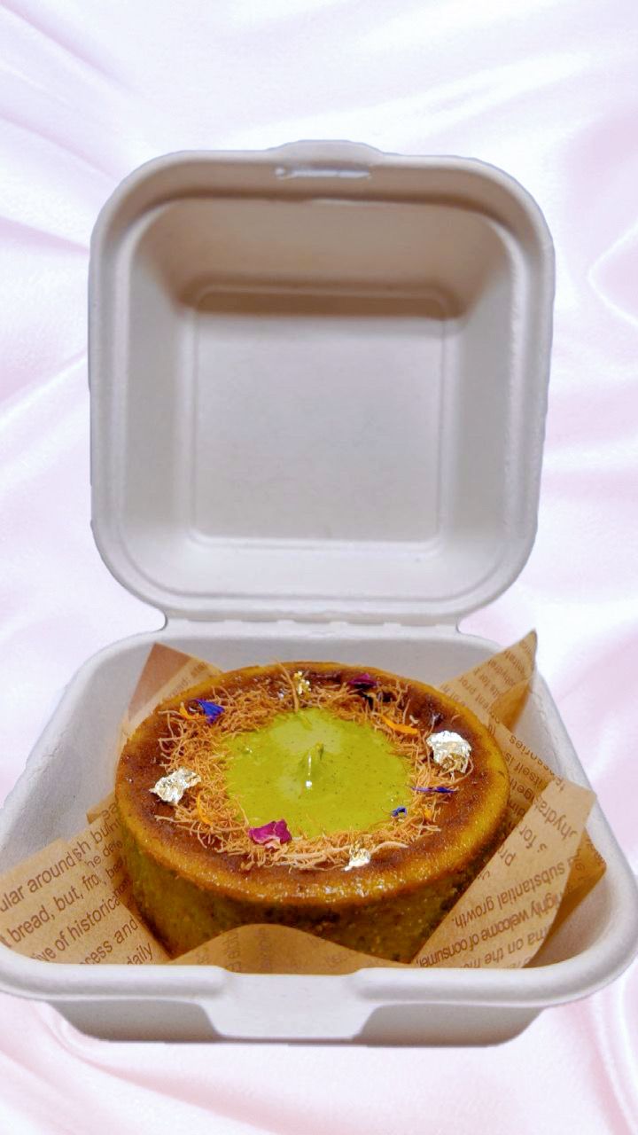 Burnt Basque Pistachio Cheesecake _1