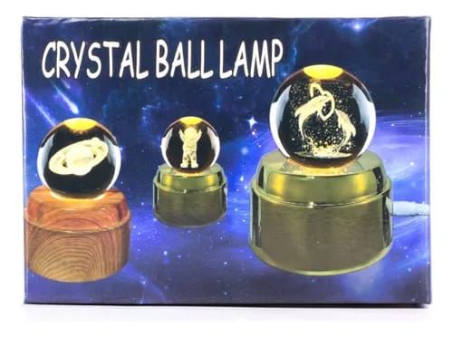 Lámpara Bola de Cristal 3d._0