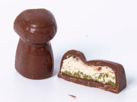 Luxury Chocolate Rahash Halawa With Pistachio - H0357_0
