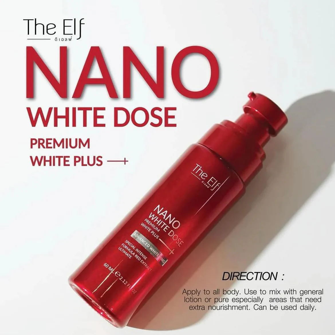 The Elf - Nano White Dose Premium White Plus 60ml | Wholesale Bath & Body Care Singapore_2