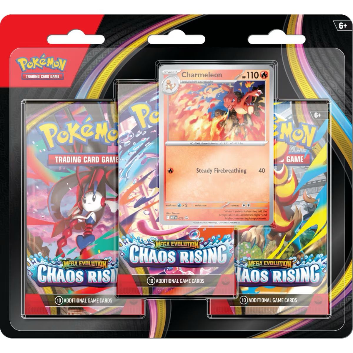 Pokémon TCG Mega Evolution - Chaos Rising Triple Pack_0