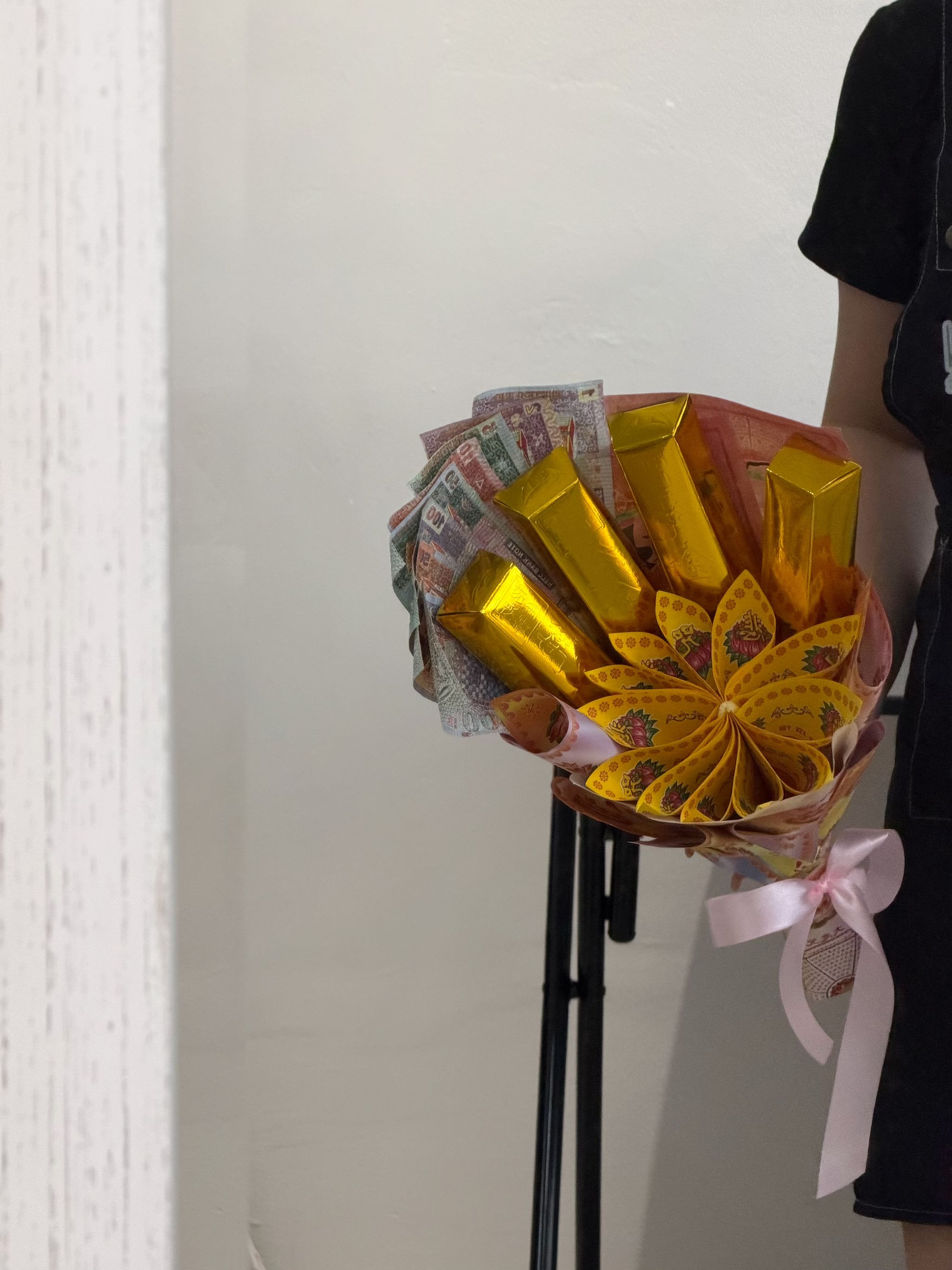 清明金条花束 _1