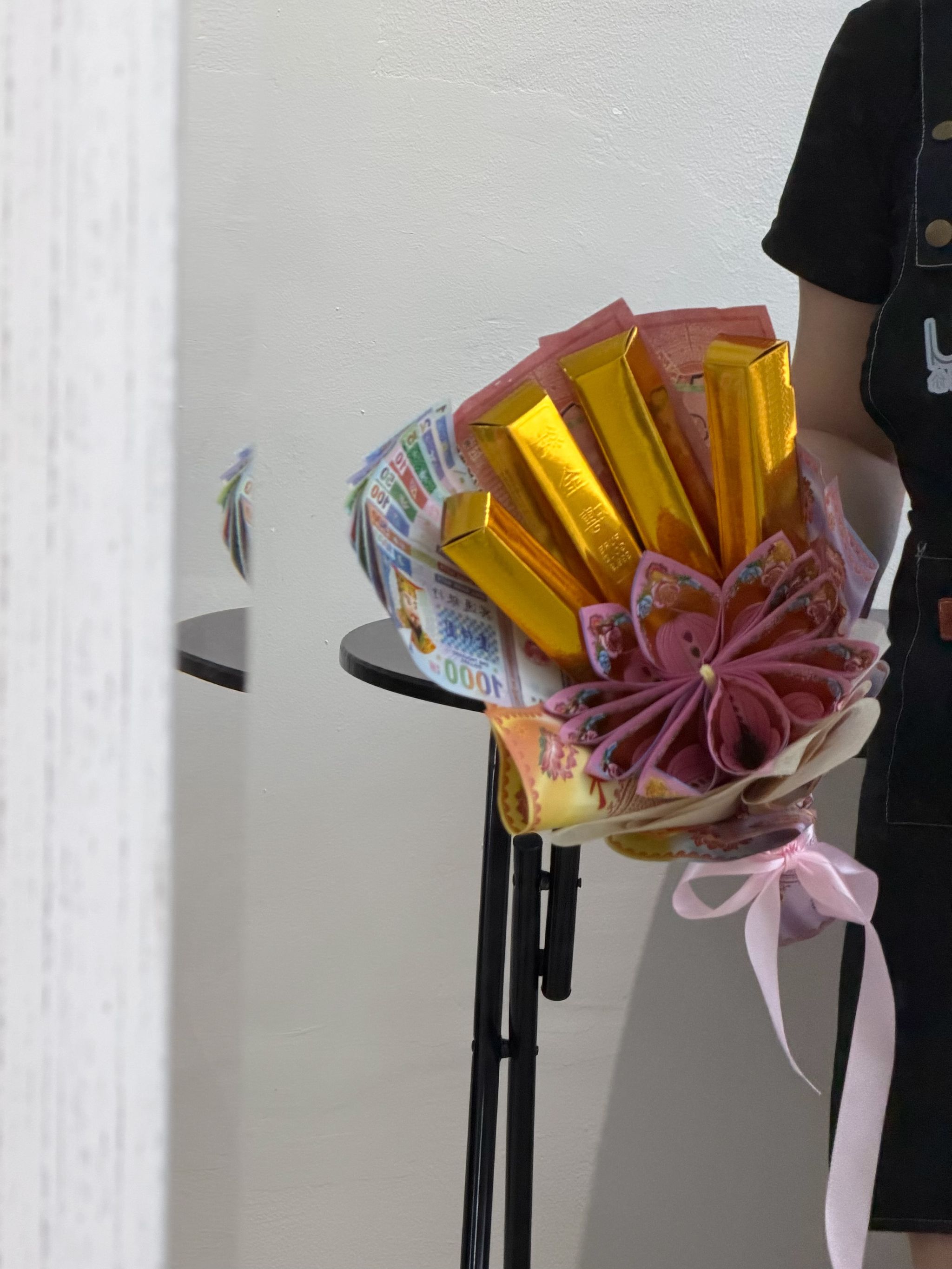 清明金条花束 _2