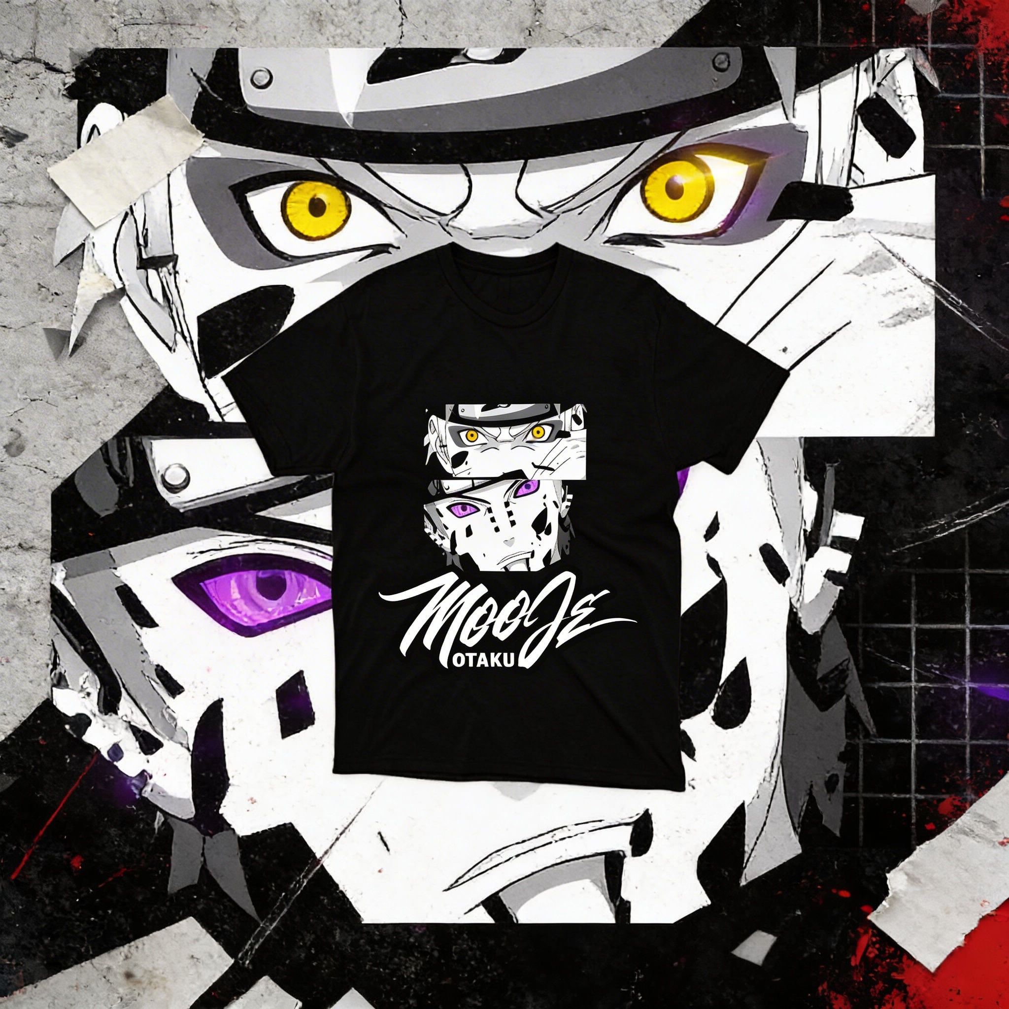 PAIN – T-SHIRT POUVOIR DU DIEU SHINOBI _2