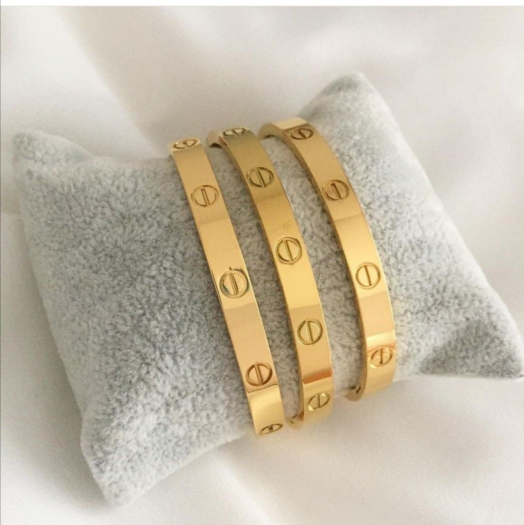 Gold Cartier Bangle_0