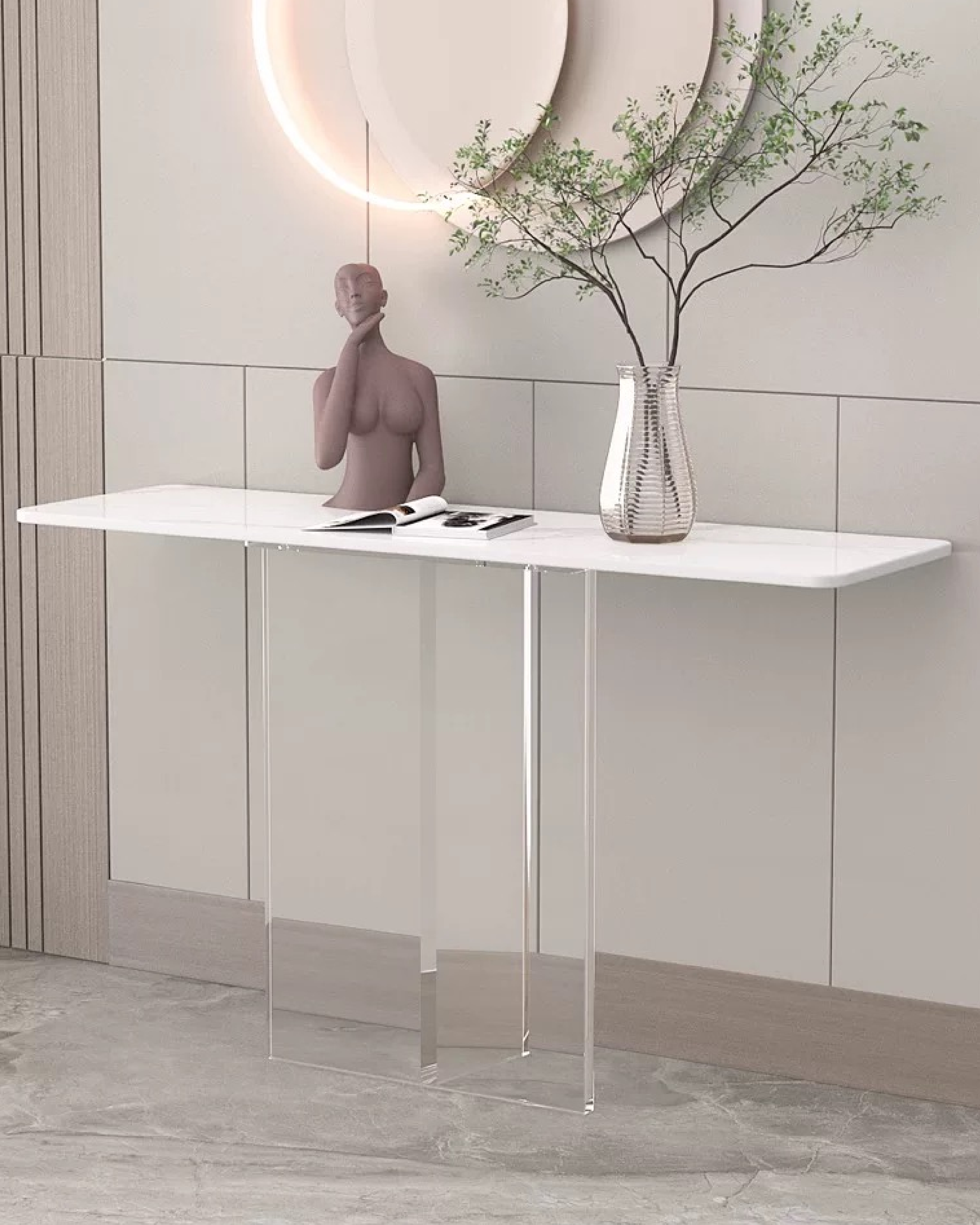 10500136 - ACRYLIC CONSOLE TABLE _0