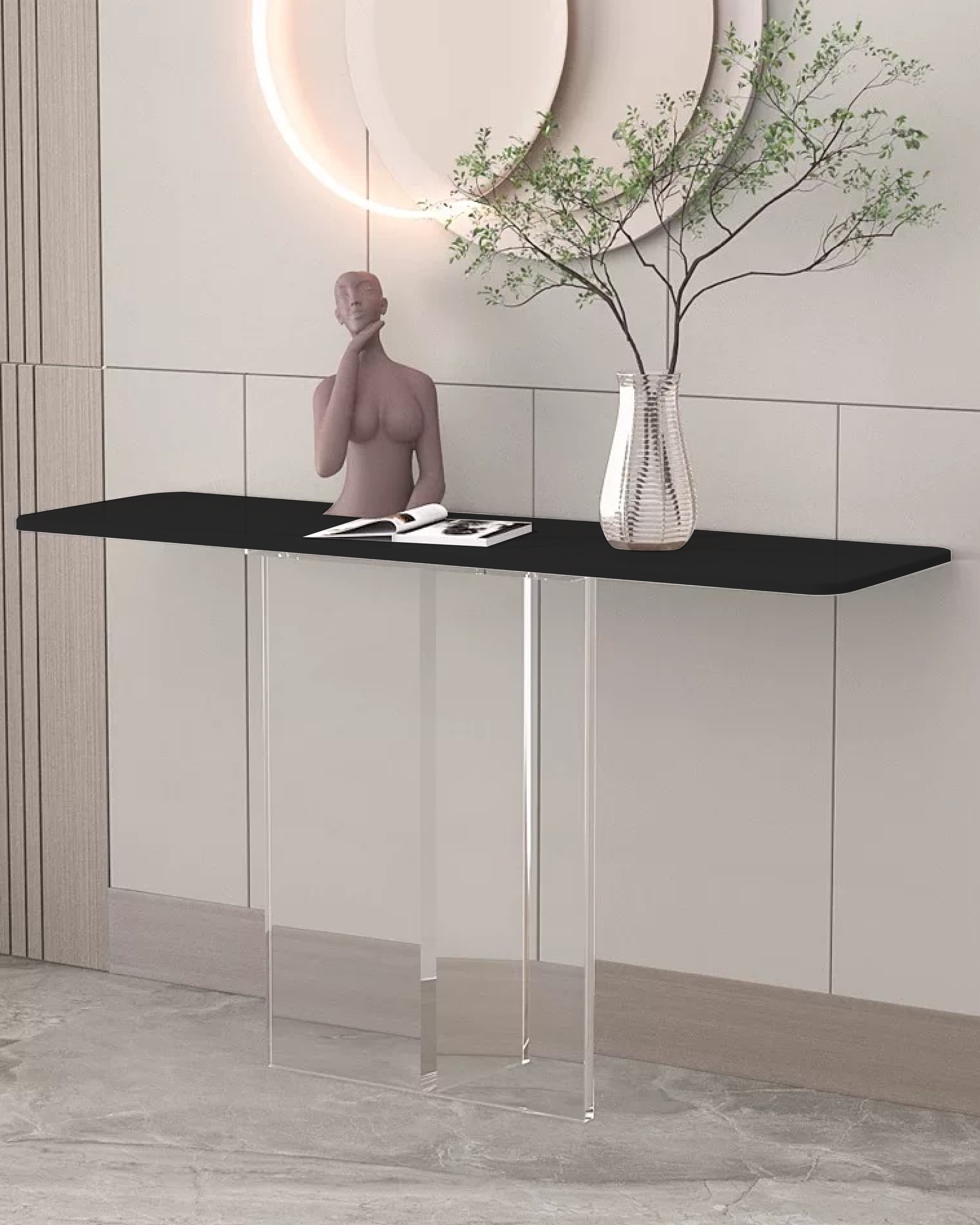 10500136 - ACRYLIC CONSOLE TABLE _2