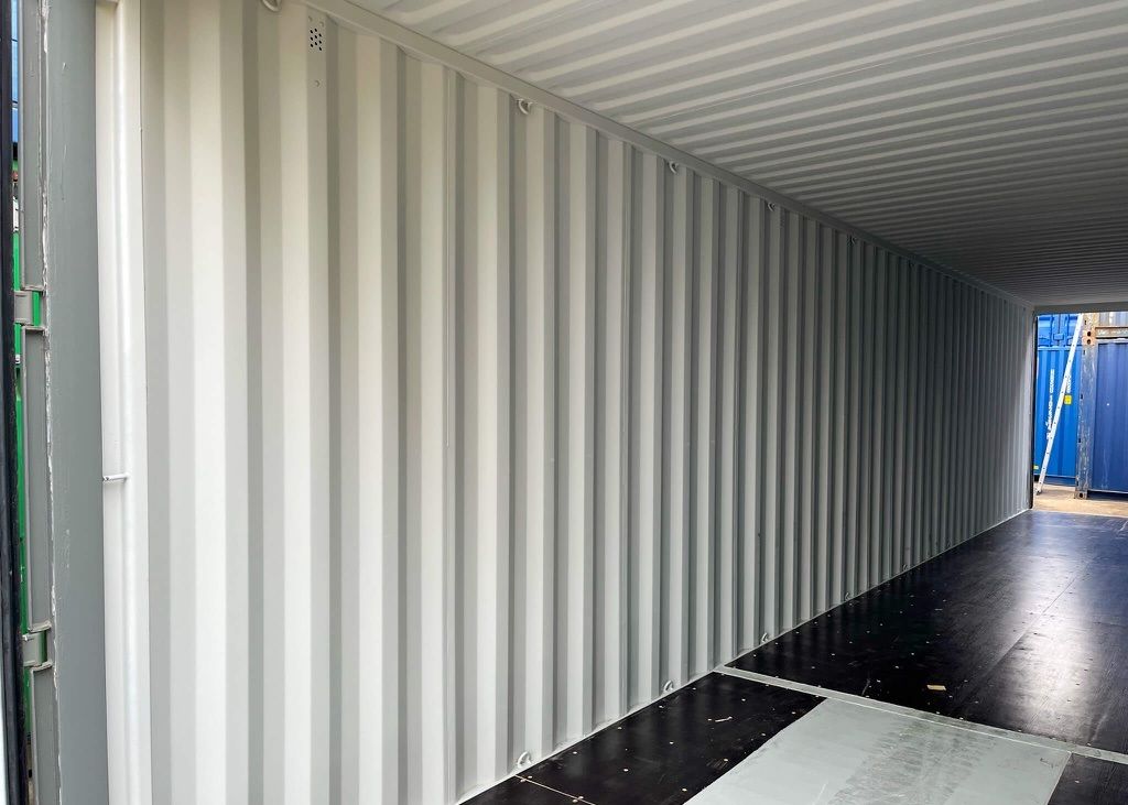 Contenedor de 40 pies High Cube de doble puerta – RAL 7005_5