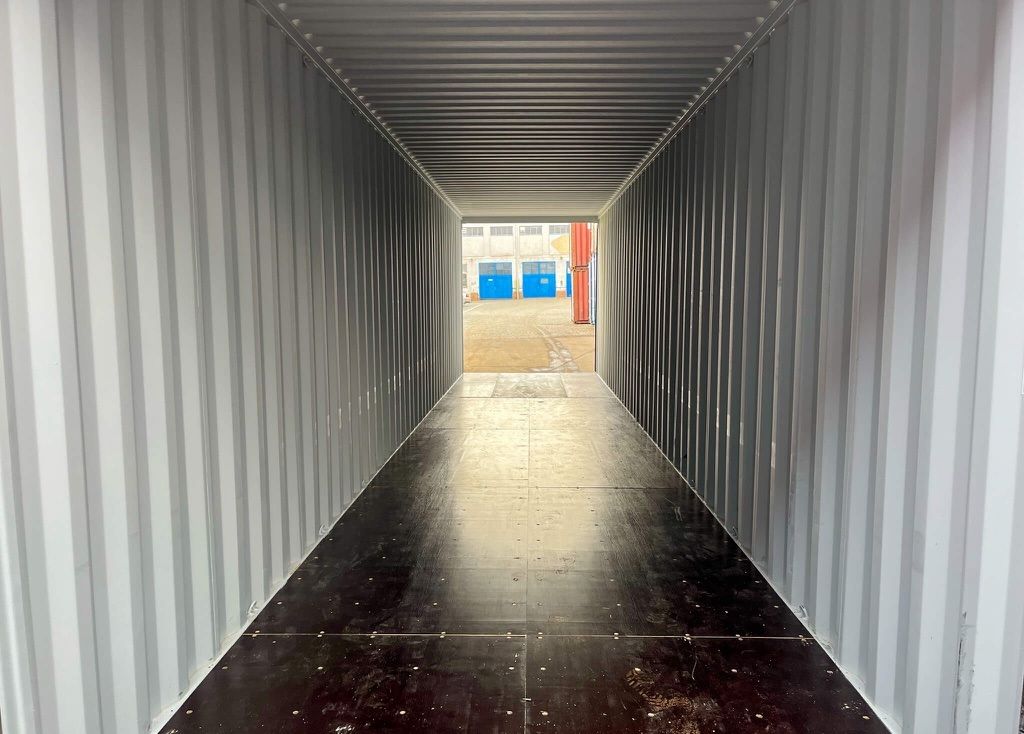 Contenedor de 40 pies High Cube de doble puerta – RAL 7005_7