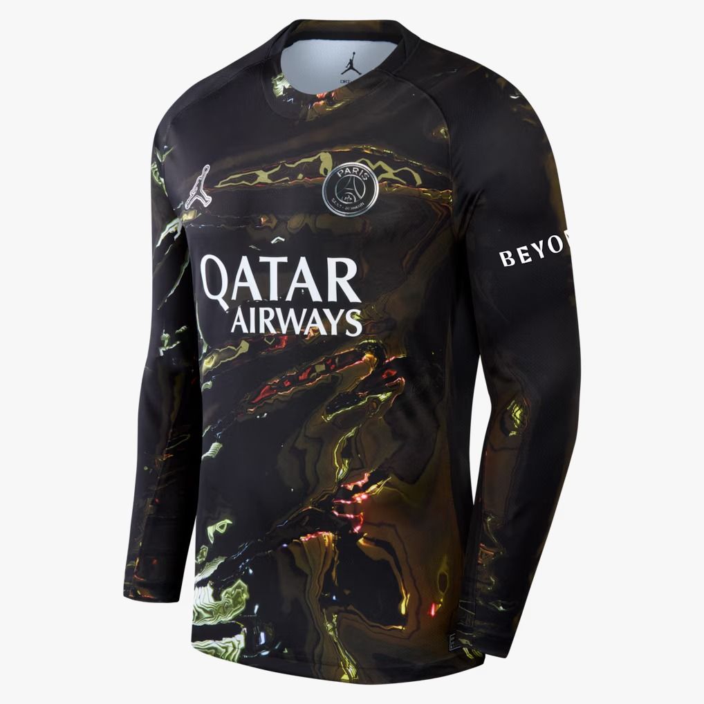 PSG 2025/26 Fifth Shirt (Black / Gold / Silver)_1