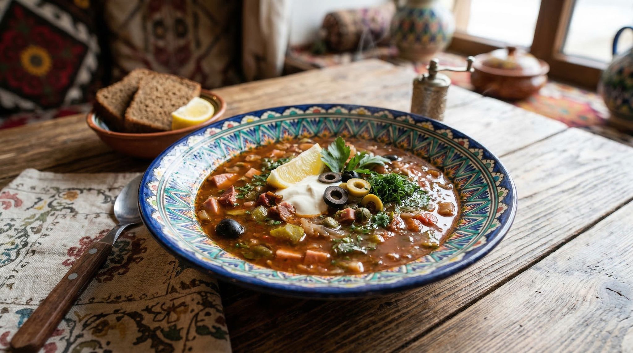 Solyanka soup / Солянка мясная сборная_0