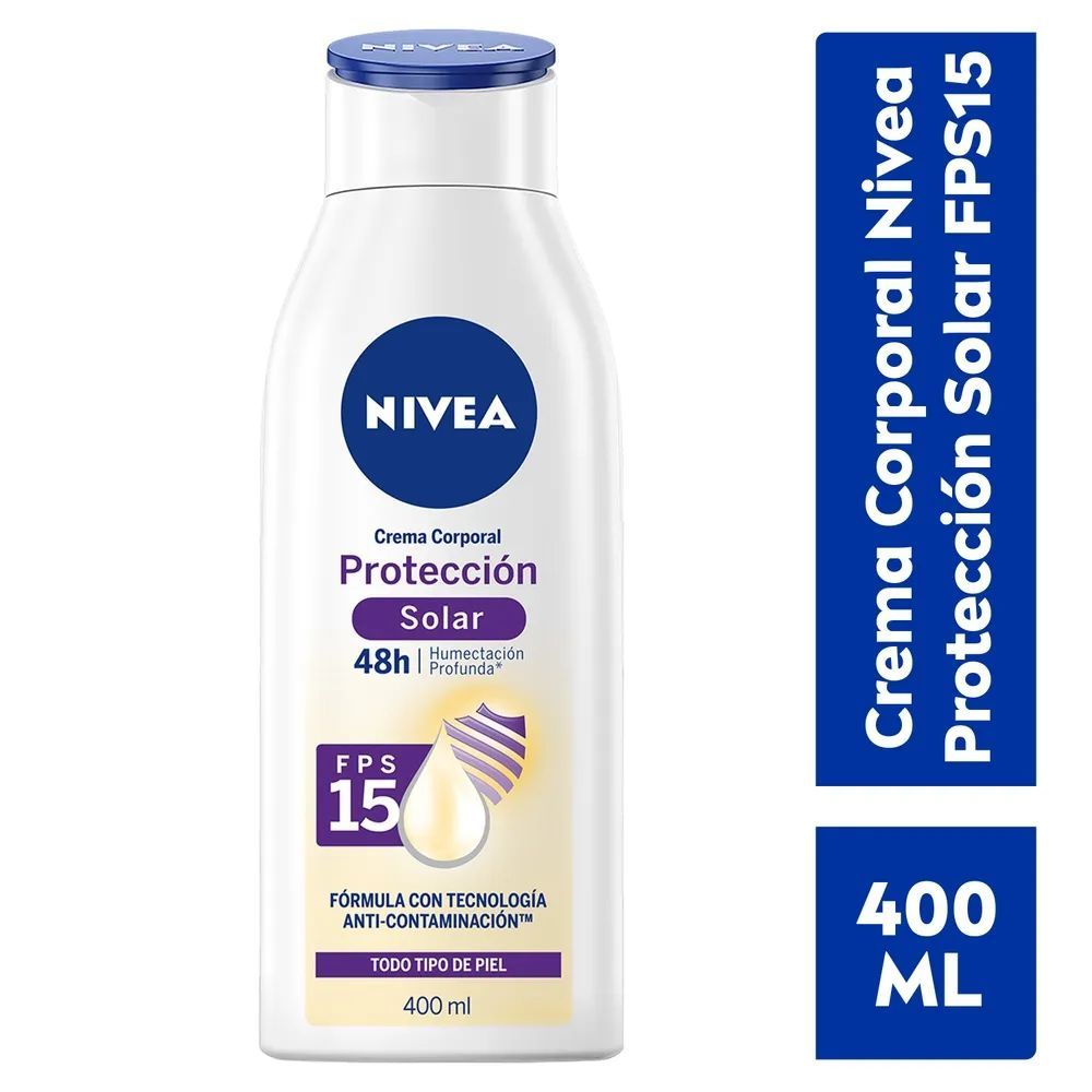 Cremas Corporales NIVEA Protección Solar FPS15 o Tono Natural_1