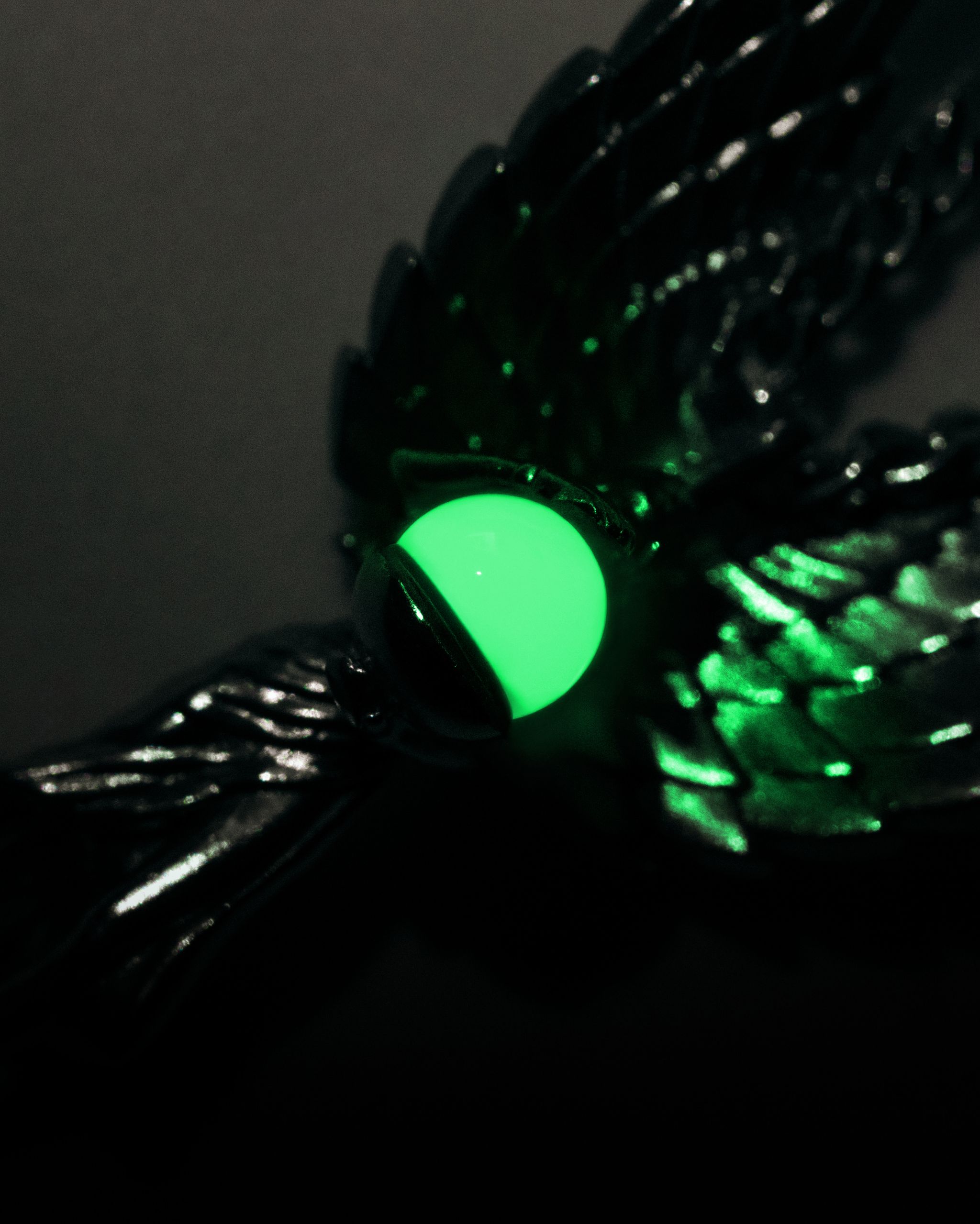 Angel of the Black Lagoon - Silver Talisman with Sacred Water Core_5