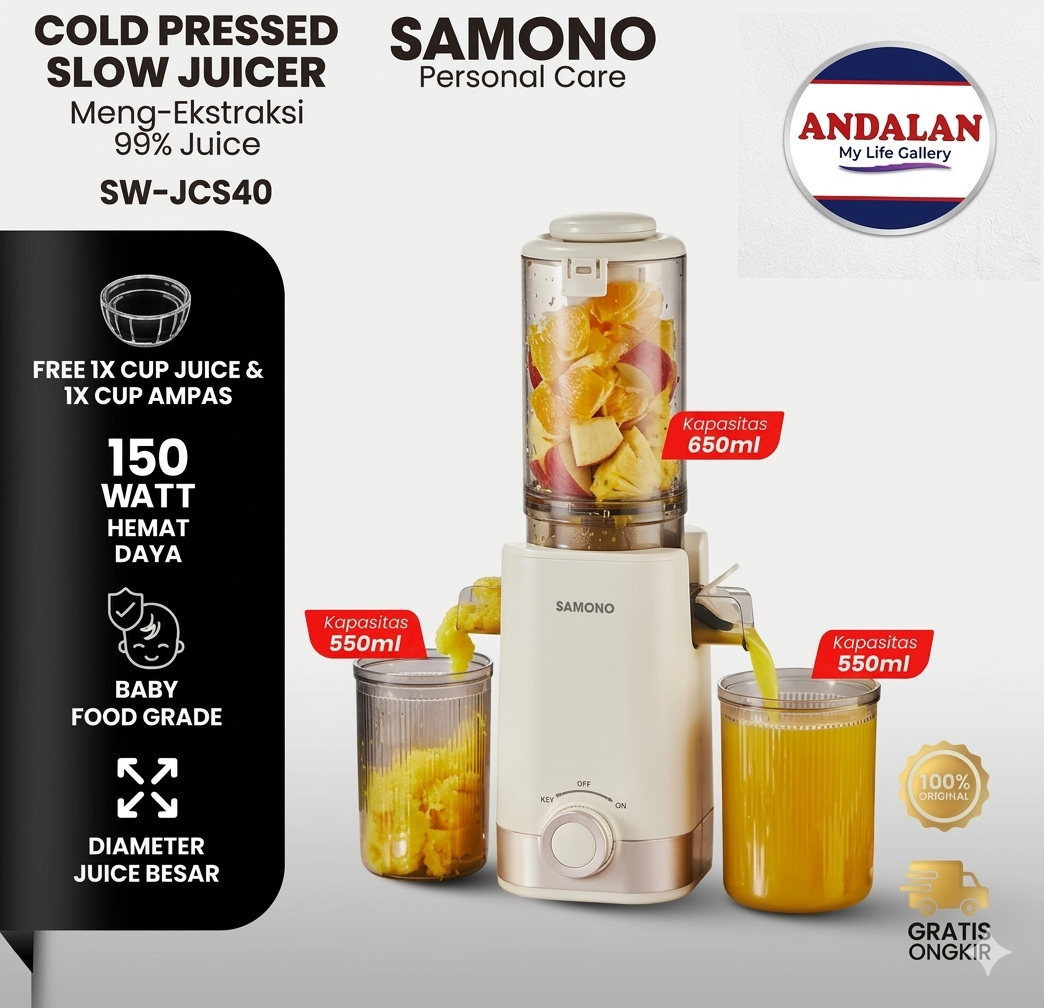 SAMONO Slow Juicer 150W SW-JCS40_0