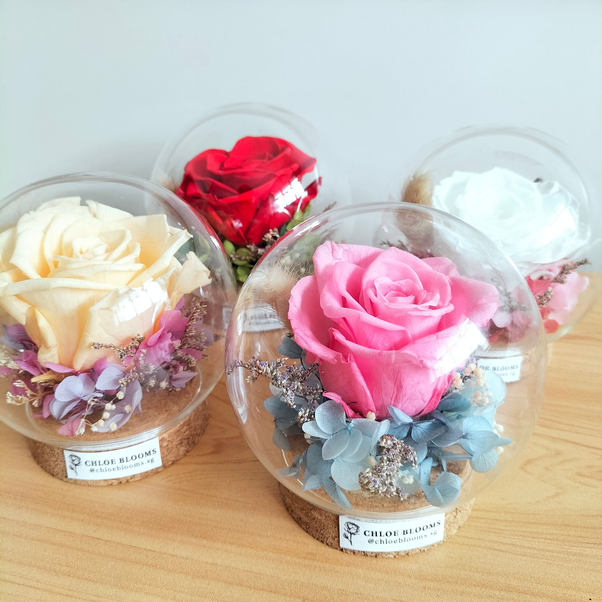 Enchanted Rose Round Glass_0